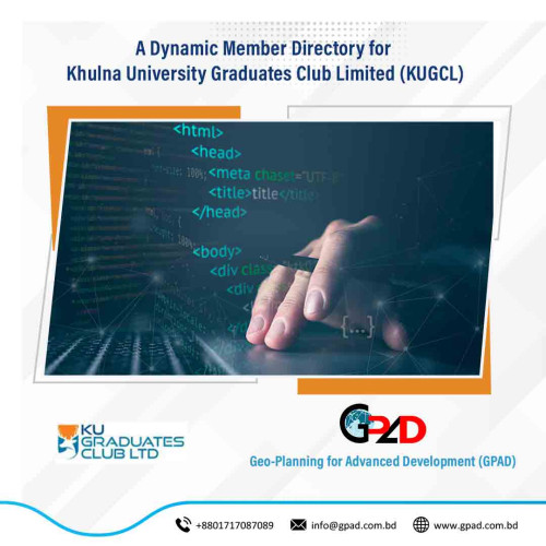 A Dynamic Member Directory for  Khulna University Graduates Club Limited (KUGCL).